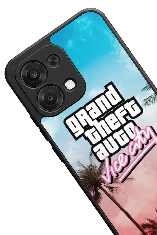 Oppo A6 Pro Uyumlu GTA Tasarımlı Glossy Premium Kılıf