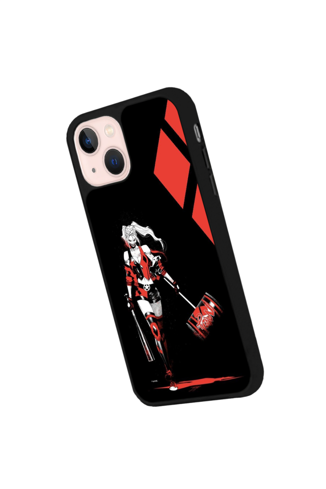 iPhone 15 Plus Uyumlu HarleyQueen Tasarımlı Glossy Premium Kılıf