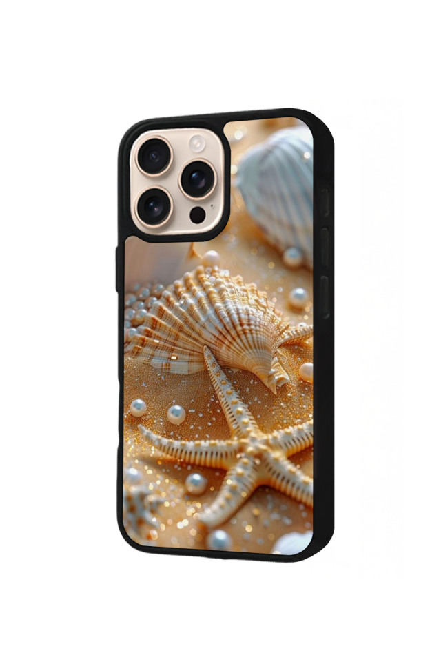 iPhone 15 Pro Uyumlu  İnci Tasarımlı Glossy Premium Kılıf