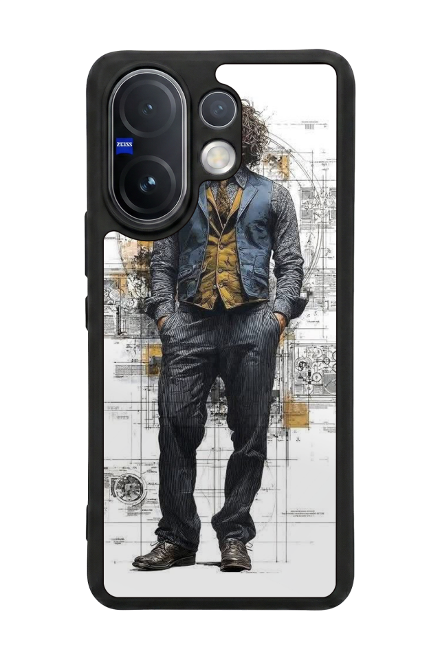 Vivo V60 Uyumlu Joker Tasarımlı Glossy Premium Kılıf