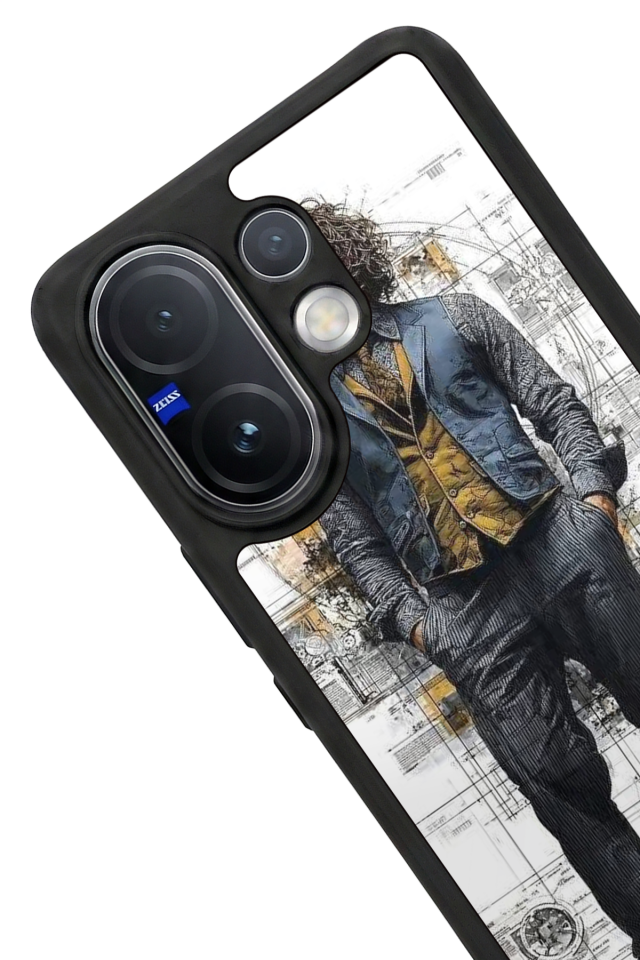 Vivo V60 Uyumlu Joker Tasarımlı Glossy Premium Kılıf