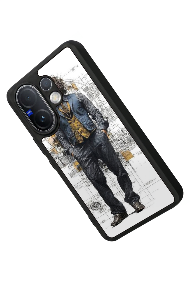 Vivo V60 Uyumlu Joker Tasarımlı Glossy Premium Kılıf