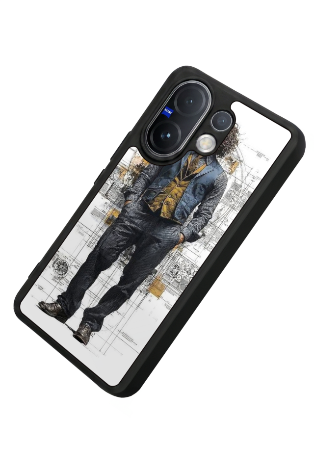 Vivo V60 Uyumlu Joker Tasarımlı Glossy Premium Kılıf