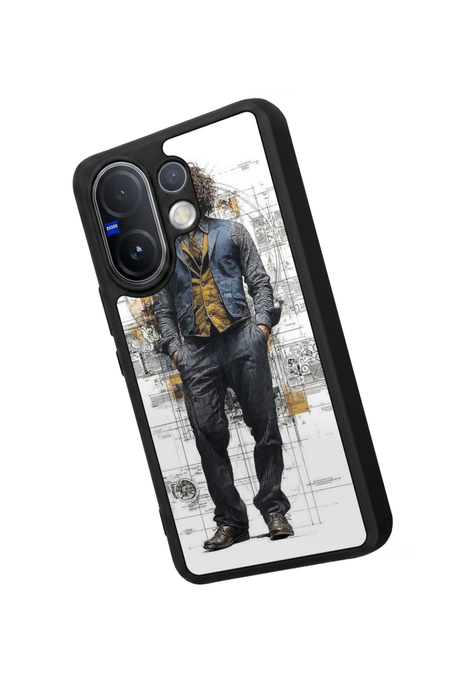Vivo V60 Uyumlu Joker Tasarımlı Glossy Premium Kılıf