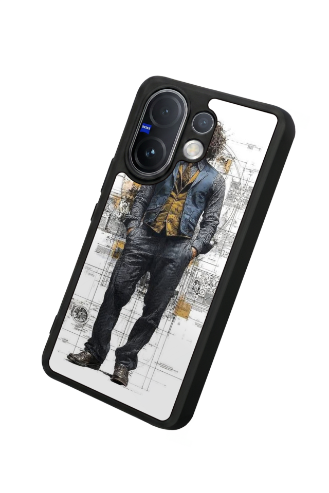 Vivo V60 Uyumlu Joker Tasarımlı Glossy Premium Kılıf