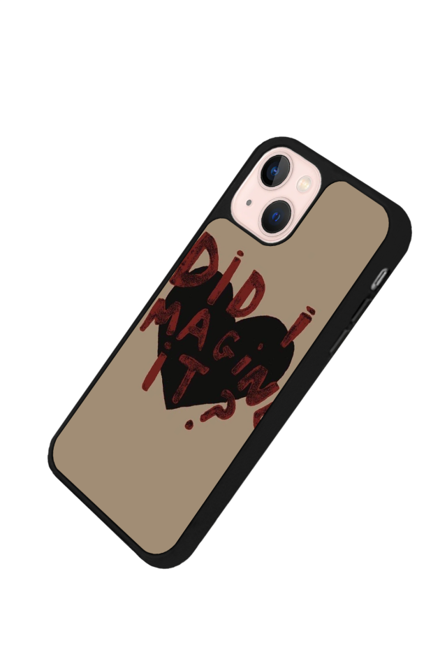 iPhone 15 Uyumlu Kalp Love Tasarımlı Glossy Premium Kılıf