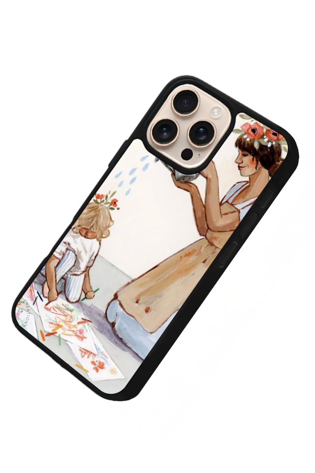 iPhone 14 Pro Max Uyumlu Kalp Love Tasarımlı Glossy Premium Kılıf