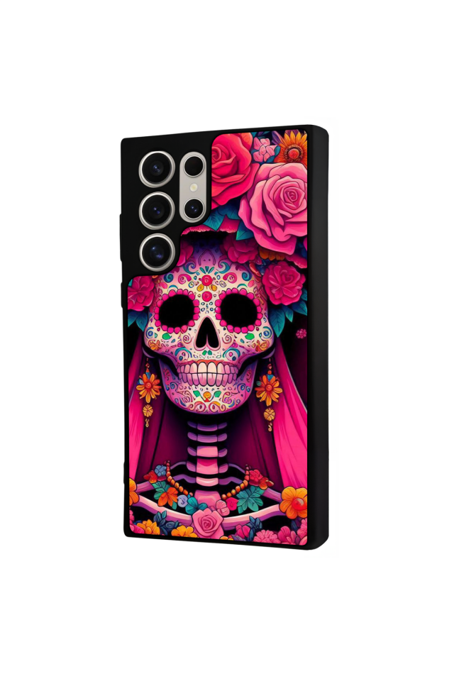 Samsung Galaxy S23 Ultra Uyumlu KuruKafa Tasarımlı Glossy Premium Kılıf