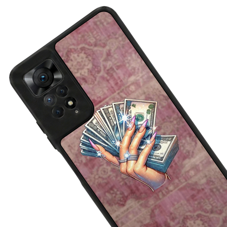 Xiaomi Redmi Note 12 Pro Uyumlu Money Para Tasarımlı Glossy Premium Kılıf