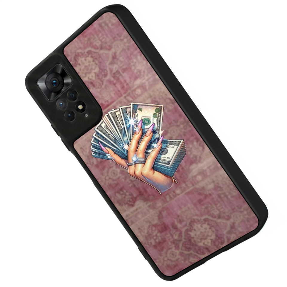 Xiaomi Redmi Note 12 Pro Uyumlu Money Para Tasarımlı Glossy Premium Kılıf
