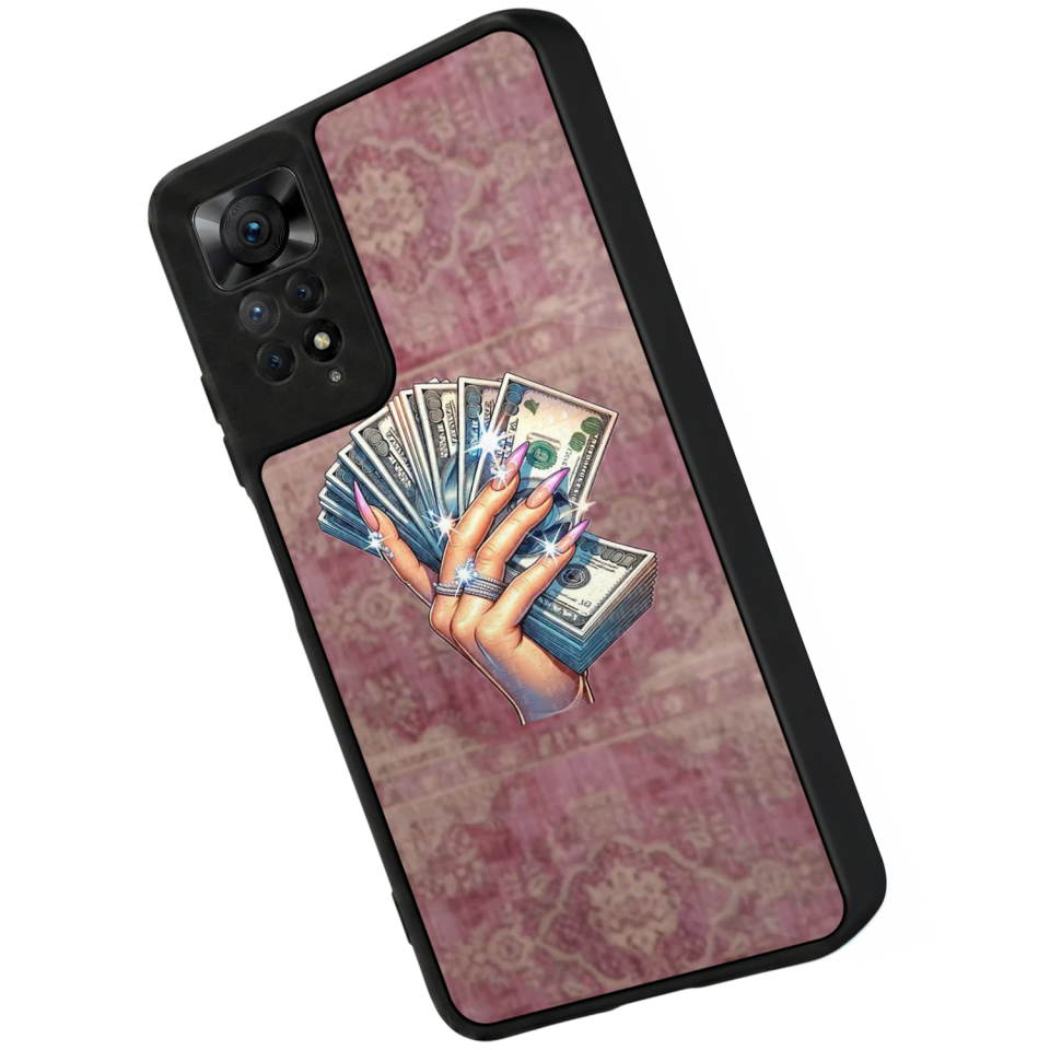 Xiaomi Redmi Note 12 Pro Uyumlu Money Para Tasarımlı Glossy Premium Kılıf