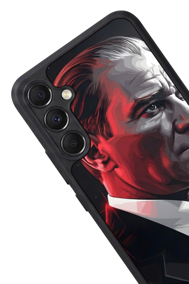Samsung Galaxy A34 Uyumlu Mustafa Kemal Ataturk Tasarımlı Glossy Premium Kılıf