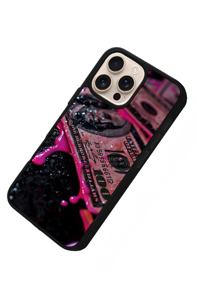 iPhone 16 Pro Max Uyumlu Para Tasarımlı Glossy Premium Kılıf