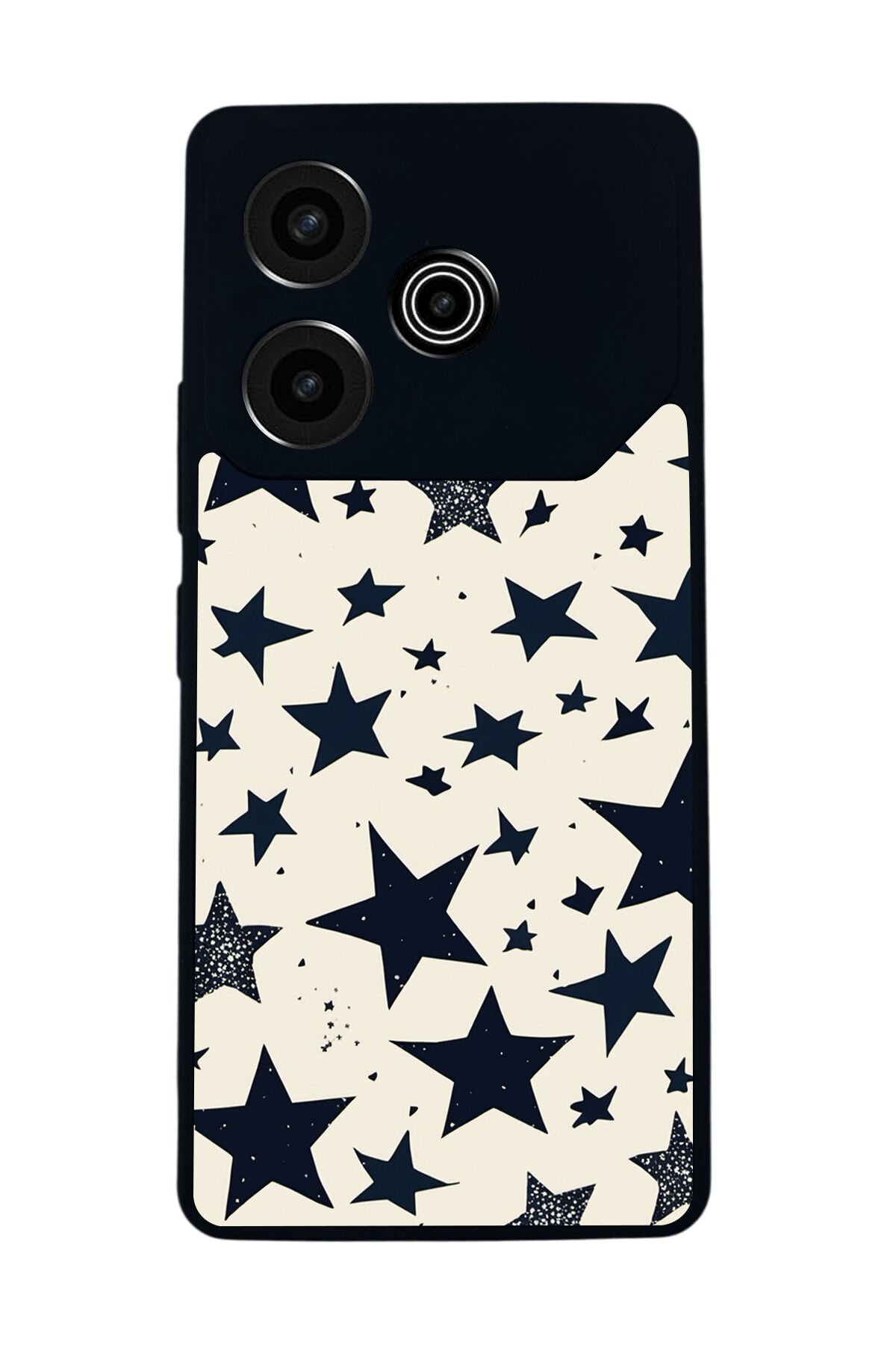 Tecno Pova 6 Uyumlu Retro Yildizlar Tasarımlı Glossy Premium Kılıf