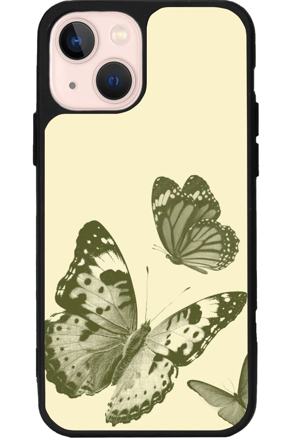 iPhone 13 Mat Siyah Uyumlu Kılıf – Yumuşak Silikon, Koruyucu, Şok Emici Kapak