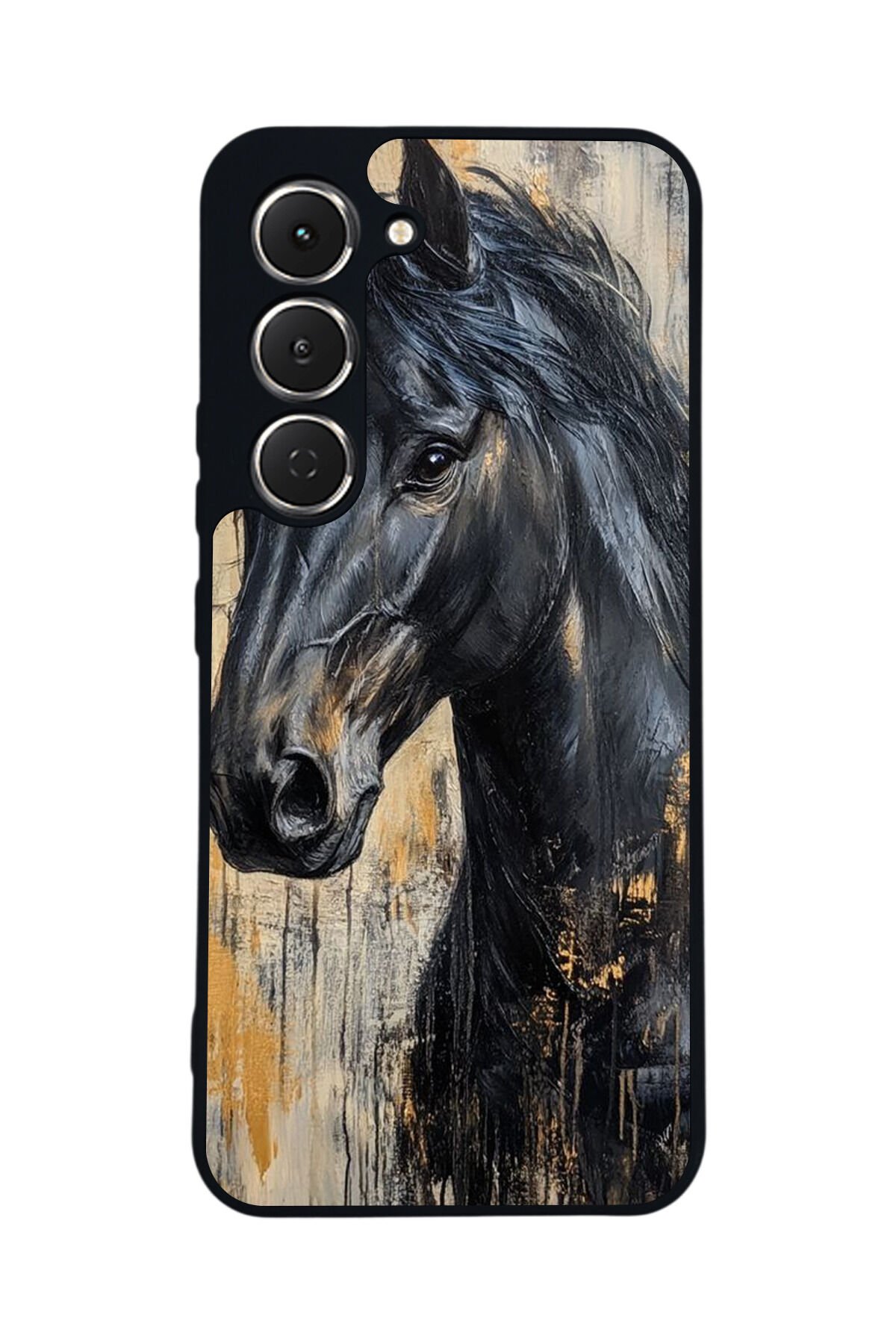 Tecno Spark 40 Pro Uyumlu At Horse Tasarımlı Glossy Premium Kılıf