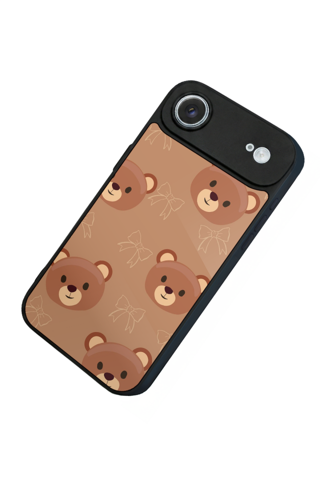 iPhone 17 Air Uyumlu Ayı Tasarımlı Glossy Premium Kılıf