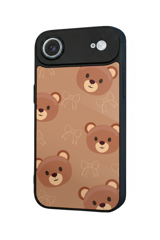 iPhone 17 Air Uyumlu Ayı Tasarımlı Glossy Premium Kılıf