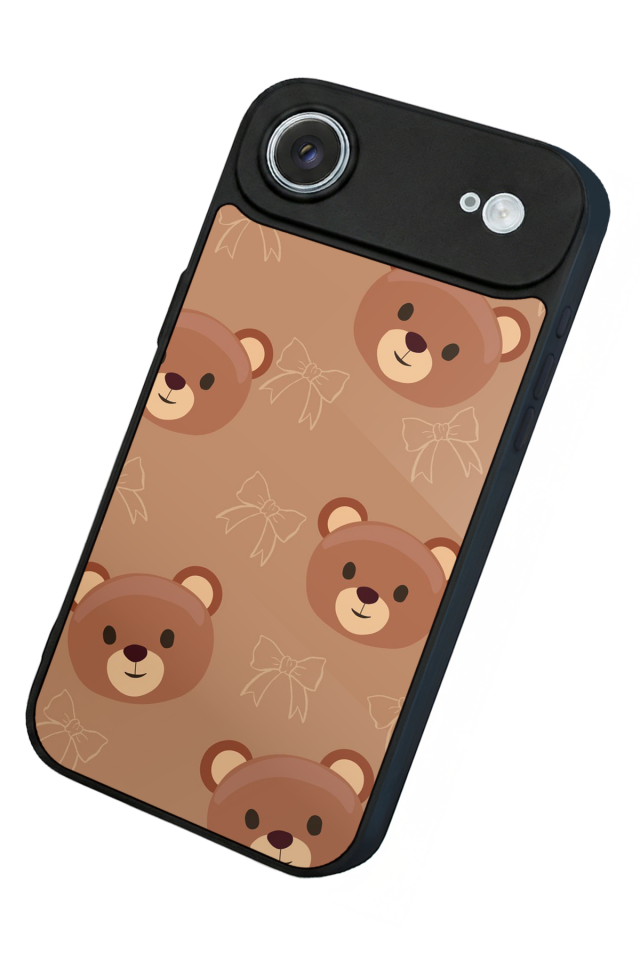 iPhone 17 Air Uyumlu Ayı Tasarımlı Glossy Premium Kılıf