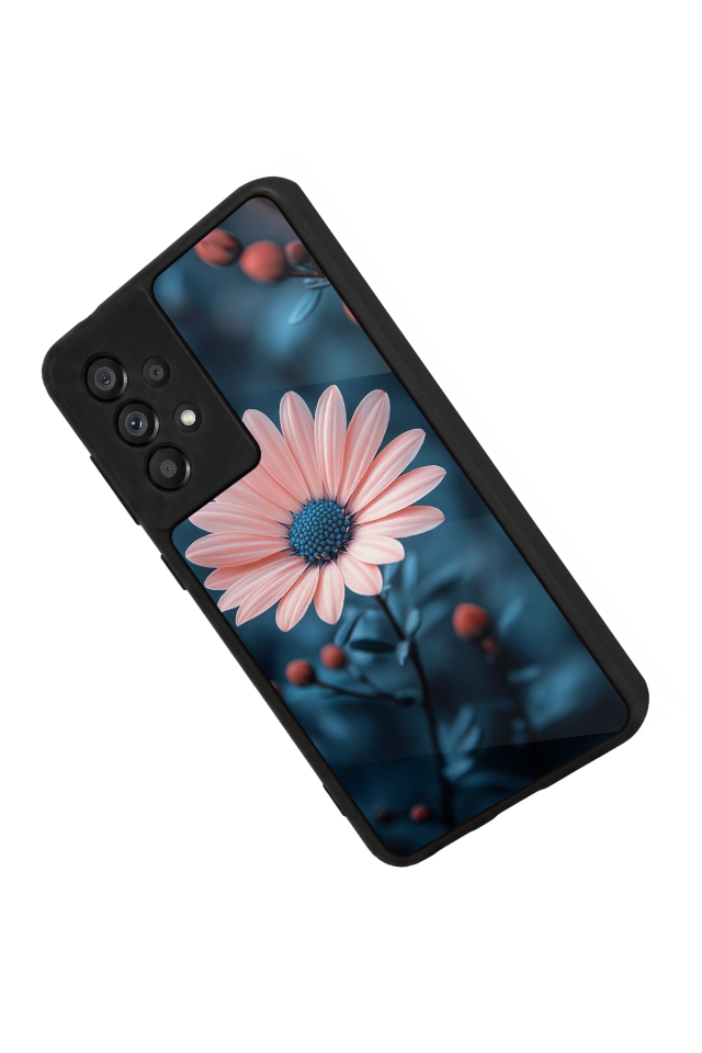 Samsung Galaxy A73 Uyumlu Cicek Tasarımlı Glossy Premium Kılıf
