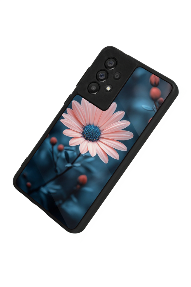Samsung Galaxy A73 Uyumlu Cicek Tasarımlı Glossy Premium Kılıf