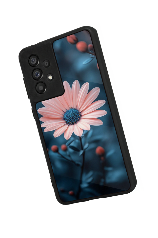 Samsung Galaxy A73 Uyumlu Cicek Tasarımlı Glossy Premium Kılıf