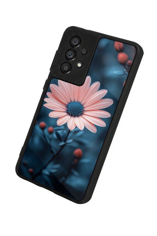 Samsung Galaxy A73 Uyumlu Cicek Tasarımlı Glossy Premium Kılıf