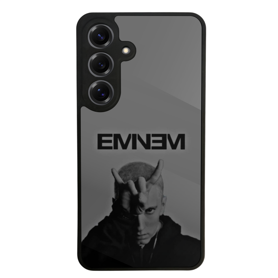 Samsung Galaxy S25 Uyumlu Eminem Tasarımlı Glossy Premium Kılıf