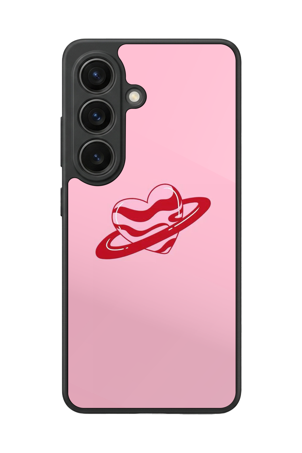 Samsung Galaxy S26 Uyumlu Kalp Love Tasarımlı Glossy Premium Kılıf