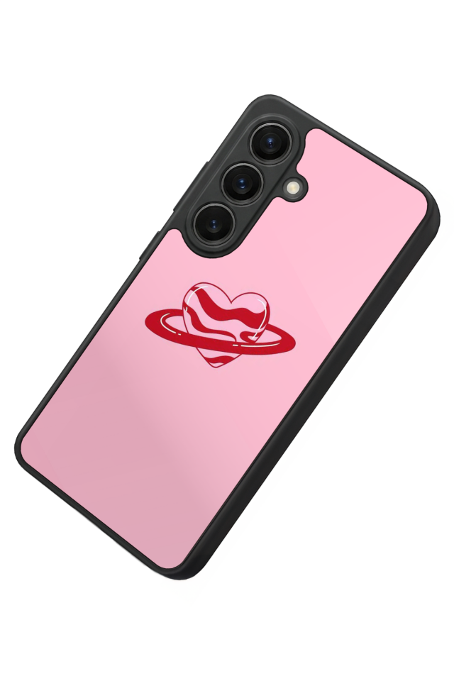 Samsung Galaxy S26 Uyumlu Kalp Love Tasarımlı Glossy Premium Kılıf