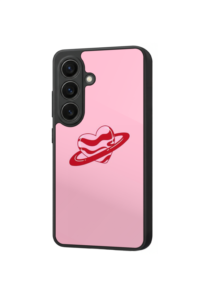 Samsung Galaxy S26 Uyumlu Kalp Love Tasarımlı Glossy Premium Kılıf