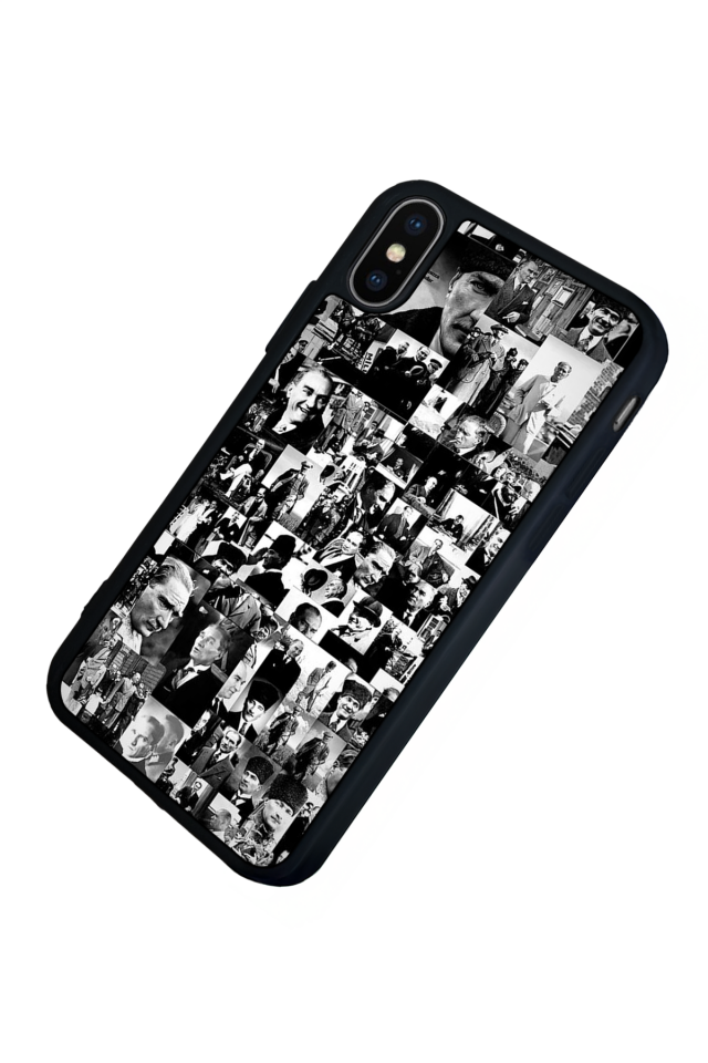 iPhone XS Max Uyumlu Mustafa Kemal Ataturk Tasarımlı Glossy Premium Kılıf