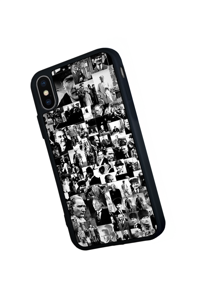iPhone XS Max Uyumlu Mustafa Kemal Ataturk Tasarımlı Glossy Premium Kılıf