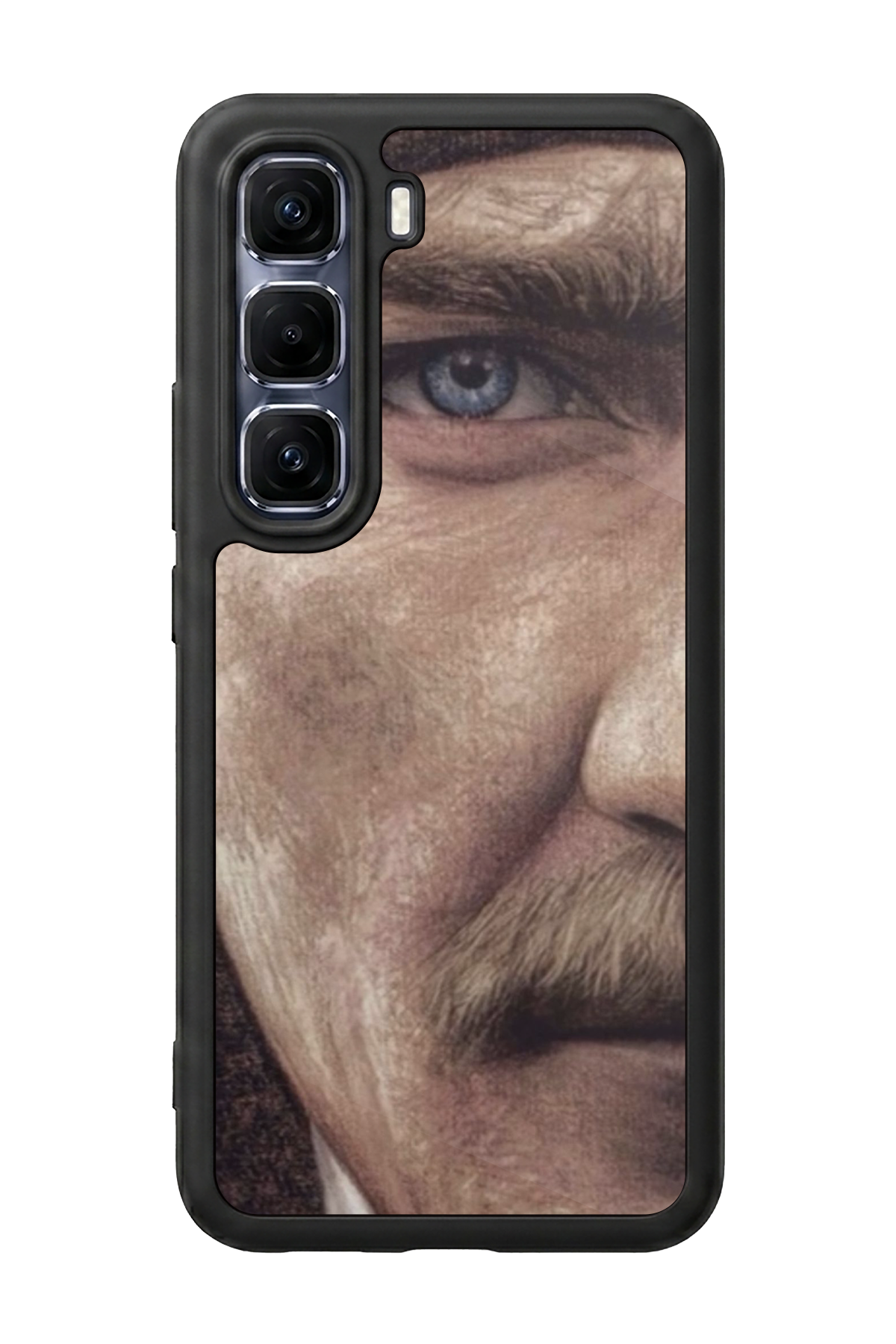 Infinix Hot 60 Pro Plus Uyumlu Mustafa Kemal Ataturk Tasarımlı Glossy Premium Kılıf