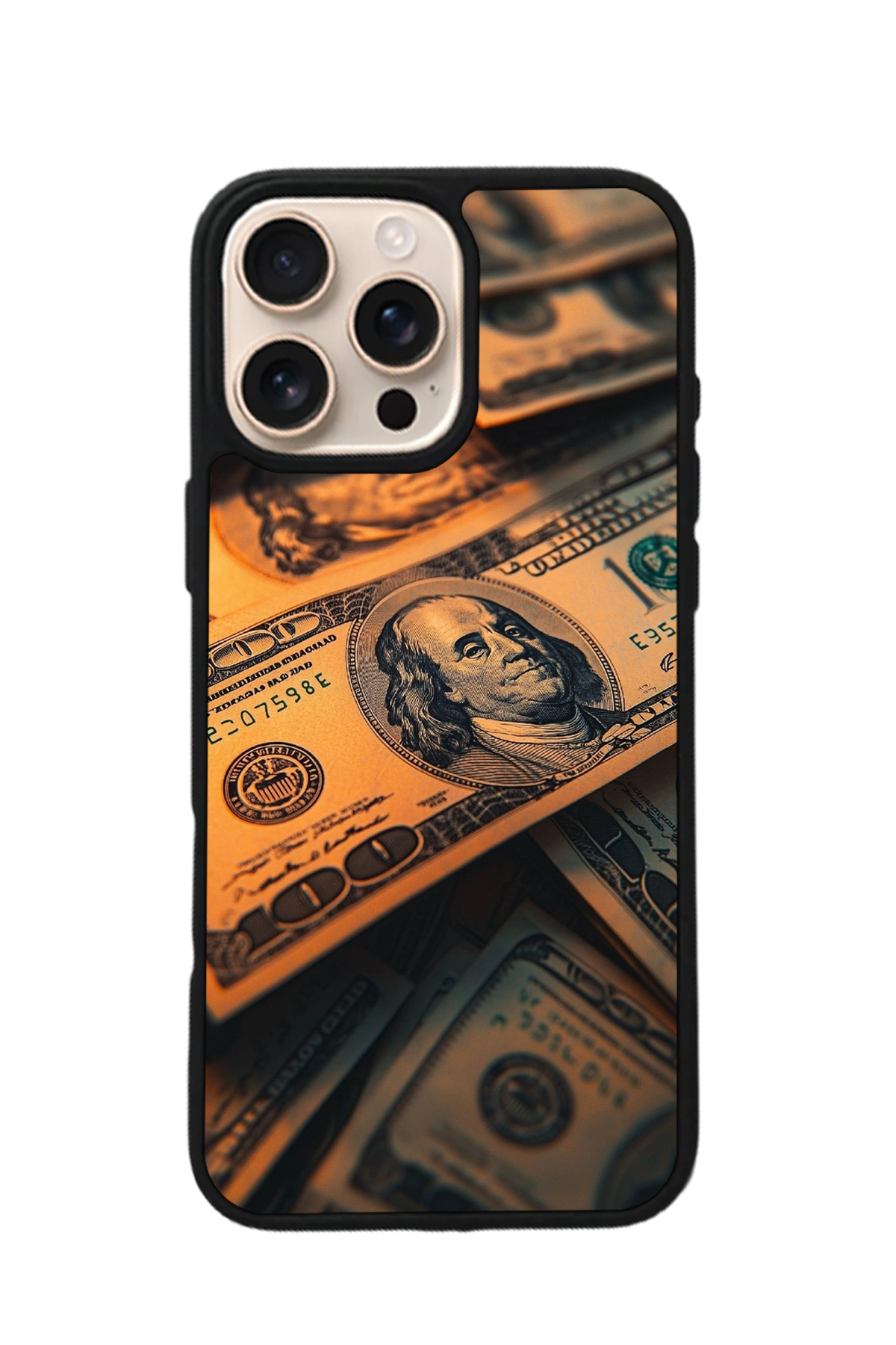 iPhone 16 Pro Max Uyumlu Para Tasarımlı Glossy Premium Kılıf