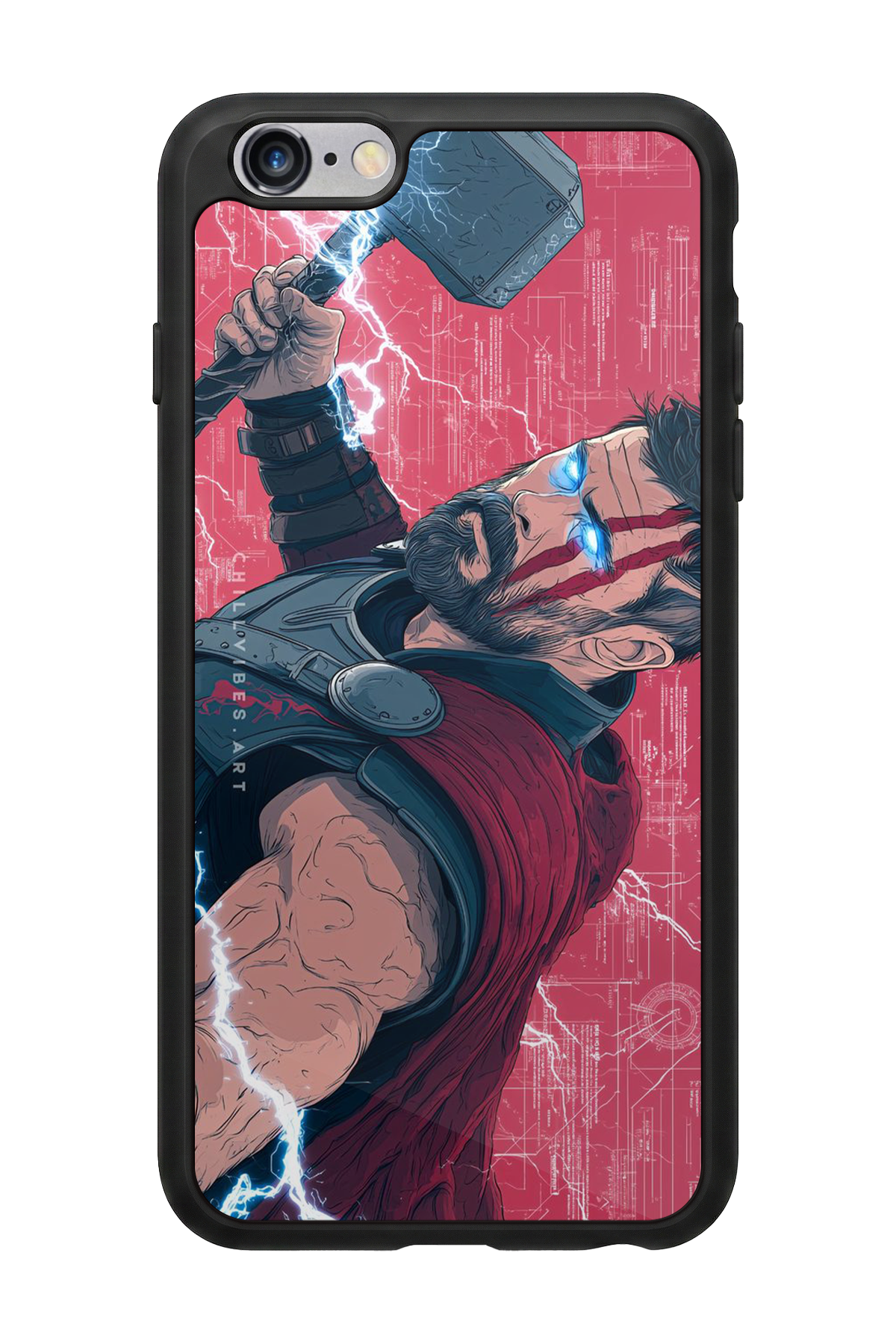 iPhone 6 Plus Uyumlu Thor Tasarımlı Glossy Premium Kılıf