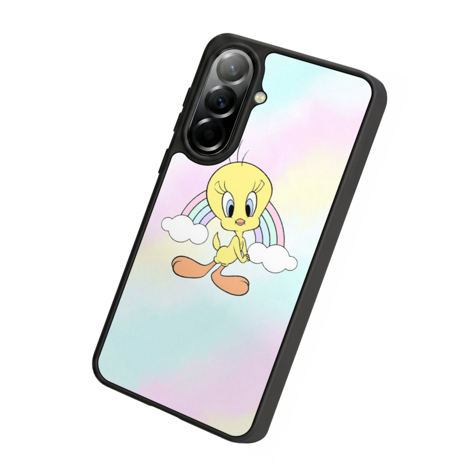 Samsung Galaxy A57 Uyumlu Tweety Tasarımlı Glossy Premium Kılıf