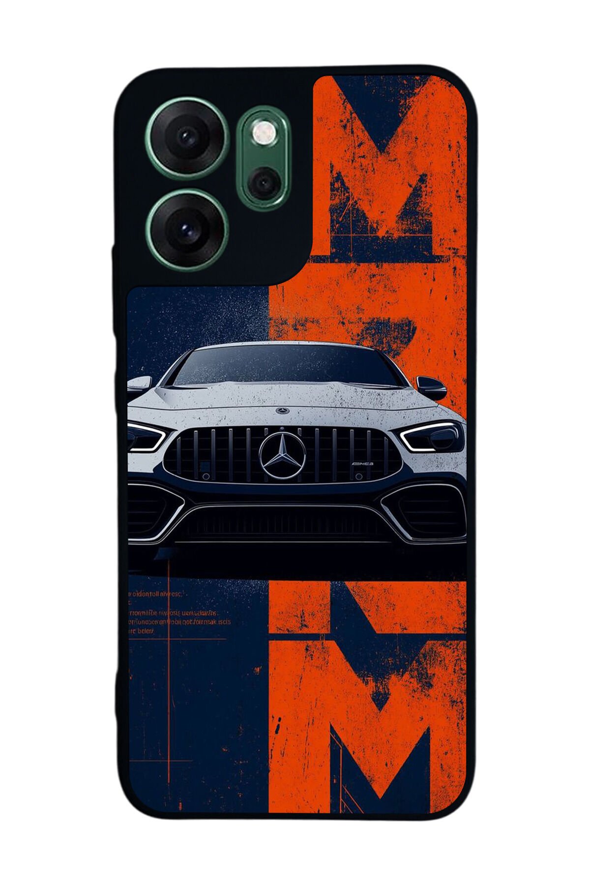 Oppo Reno 14F Uyumlu Mercedes Tasarımlı Glossy Premium Kılıf