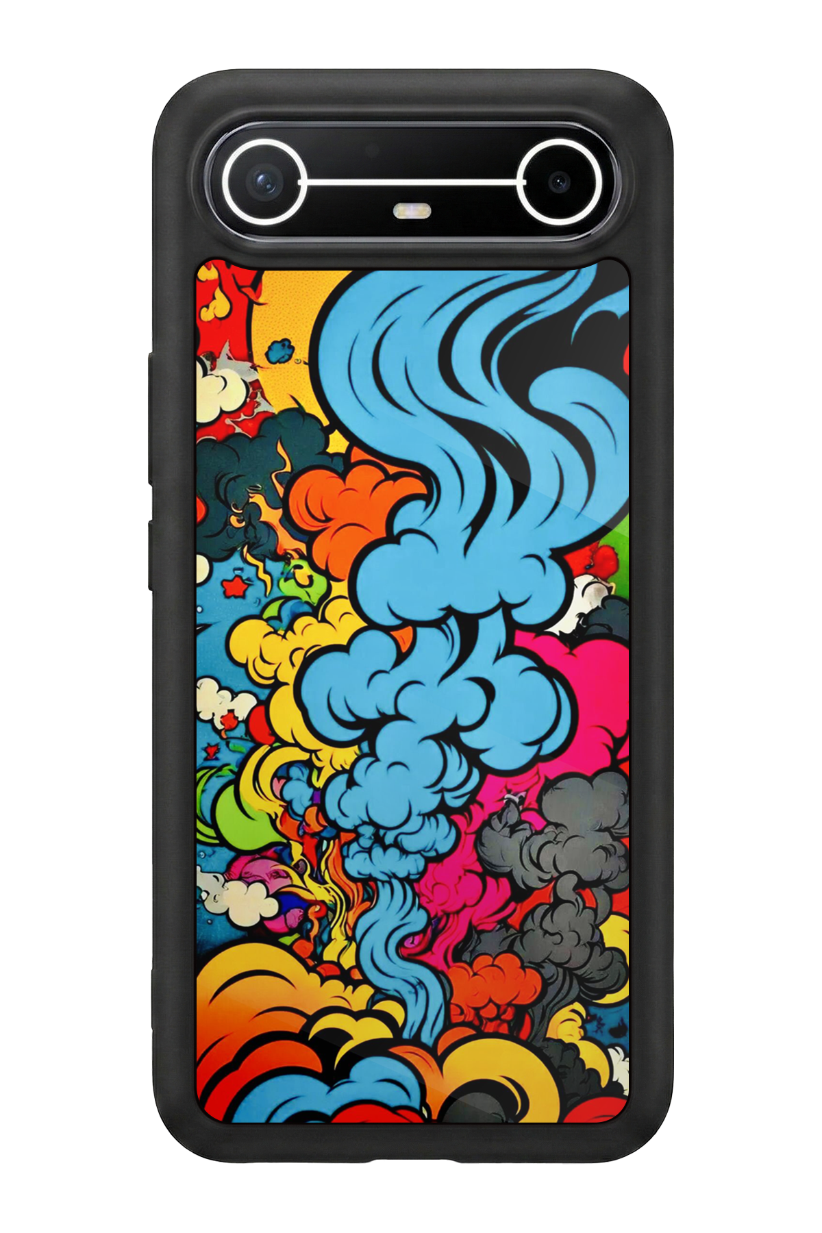Tecno Spark Slim 5G Uyumlu Abstract Tasarımlı Glossy Premium Kılıf