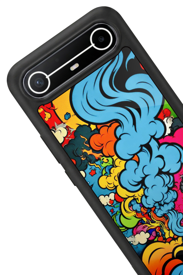 Tecno Spark Slim 5G Uyumlu Abstract Tasarımlı Glossy Premium Kılıf