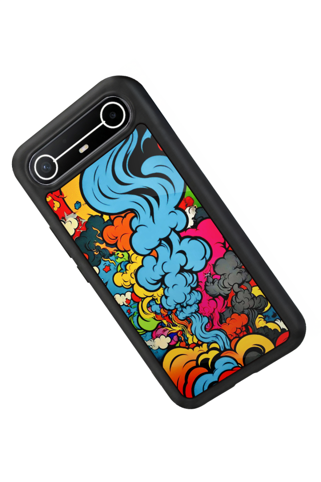 Tecno Spark Slim 5G Uyumlu Abstract Tasarımlı Glossy Premium Kılıf