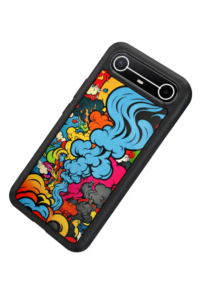 Tecno Spark Slim 5G Uyumlu Abstract Tasarımlı Glossy Premium Kılıf