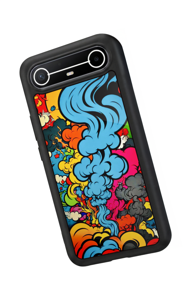 Tecno Spark Slim 5G Uyumlu Abstract Tasarımlı Glossy Premium Kılıf