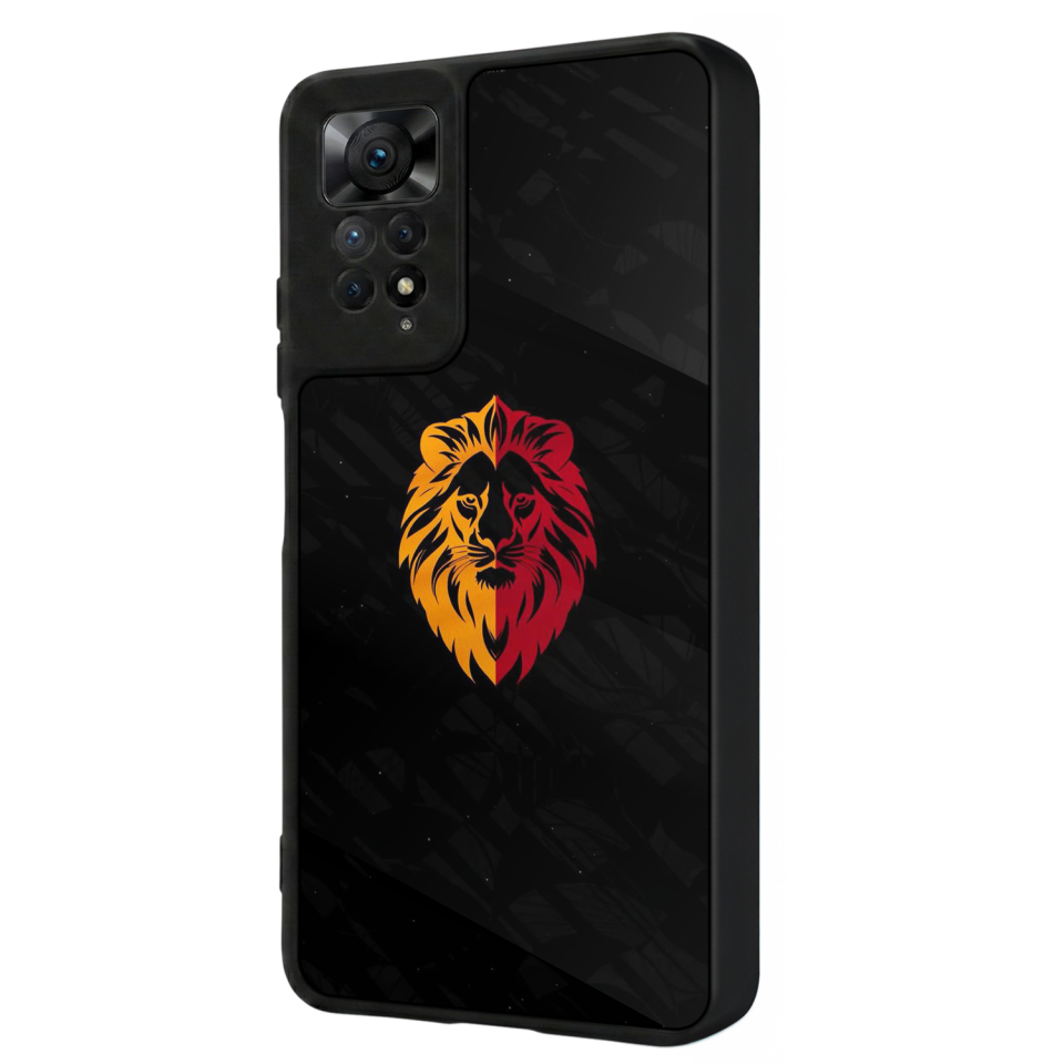 Xiaomi Redmi Note 11 Pro Uyumlu Aslan Tasarımlı Glossy Premium Kılıf