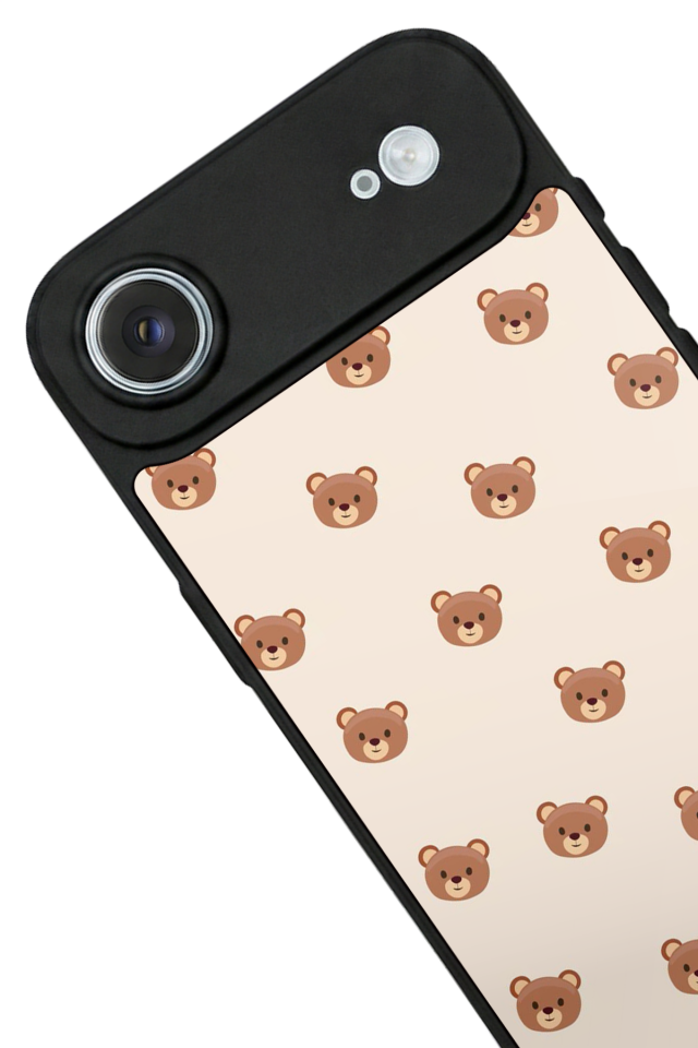 iPhone 17 Air Uyumlu Ayı Tasarımlı Glossy Premium Kılıf