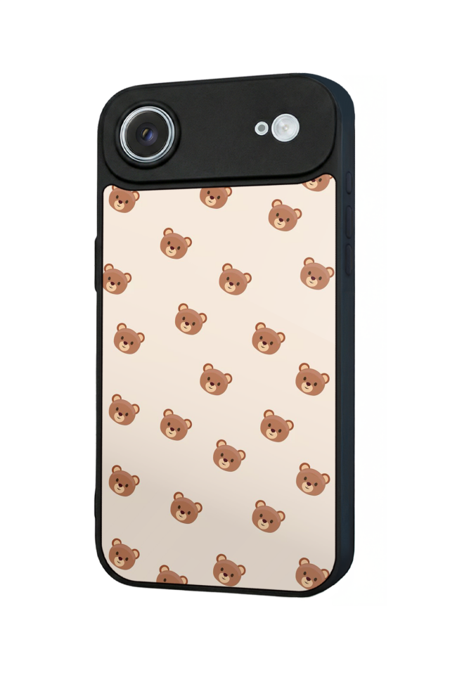 iPhone 17 Air Uyumlu Ayı Tasarımlı Glossy Premium Kılıf