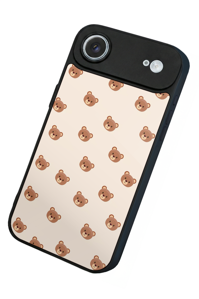 iPhone 17 Air Uyumlu Ayı Tasarımlı Glossy Premium Kılıf