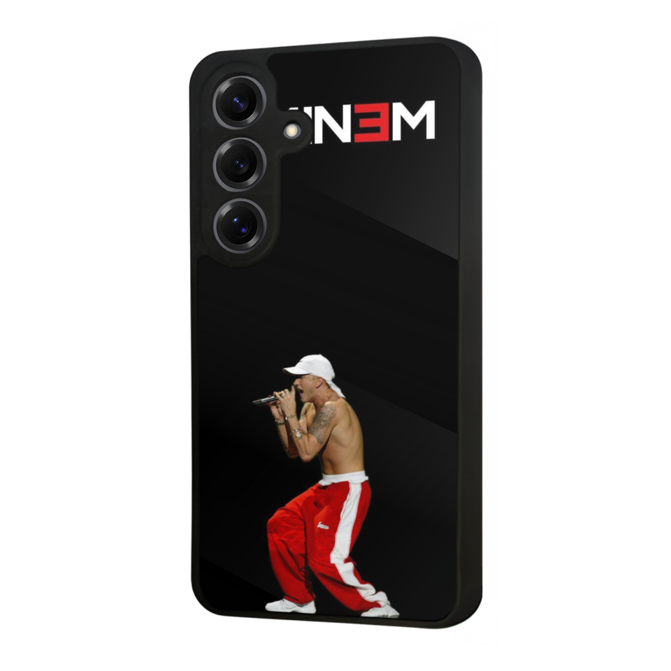 Samsung Galaxy S25 Uyumlu Eminem Tasarımlı Glossy Premium Kılıf