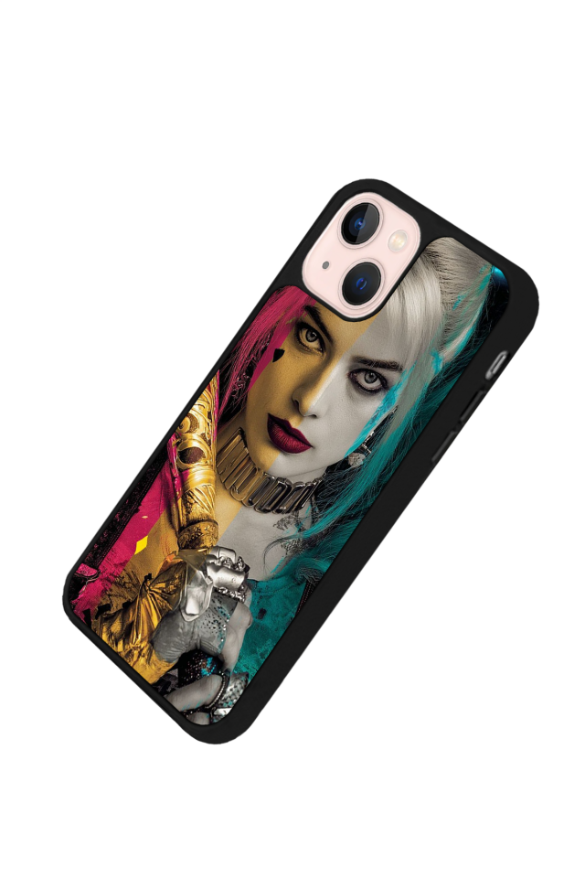 iPhone 15 Plus Uyumlu HarleyQueen Tasarımlı Glossy Premium Kılıf