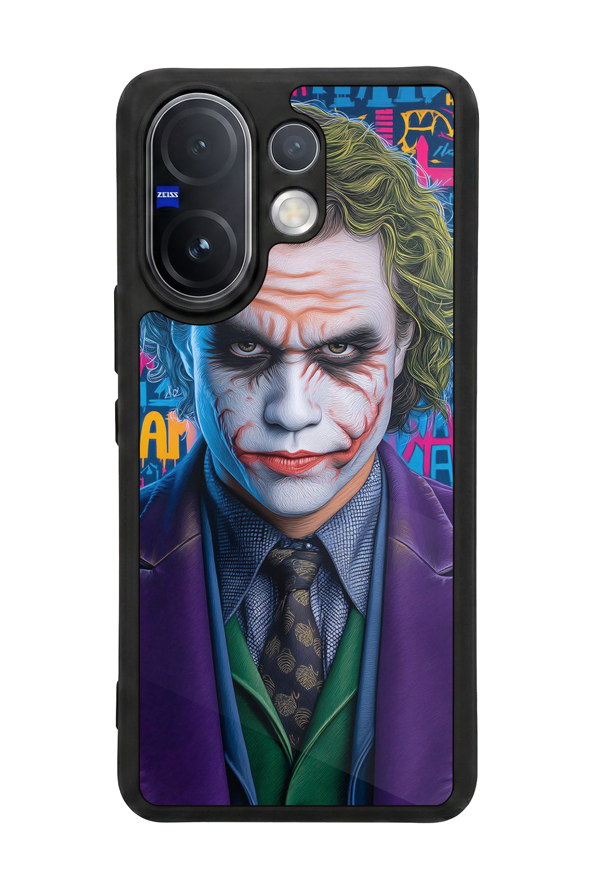 Vivo V60 Uyumlu Joker Tasarımlı Glossy Premium Kılıf